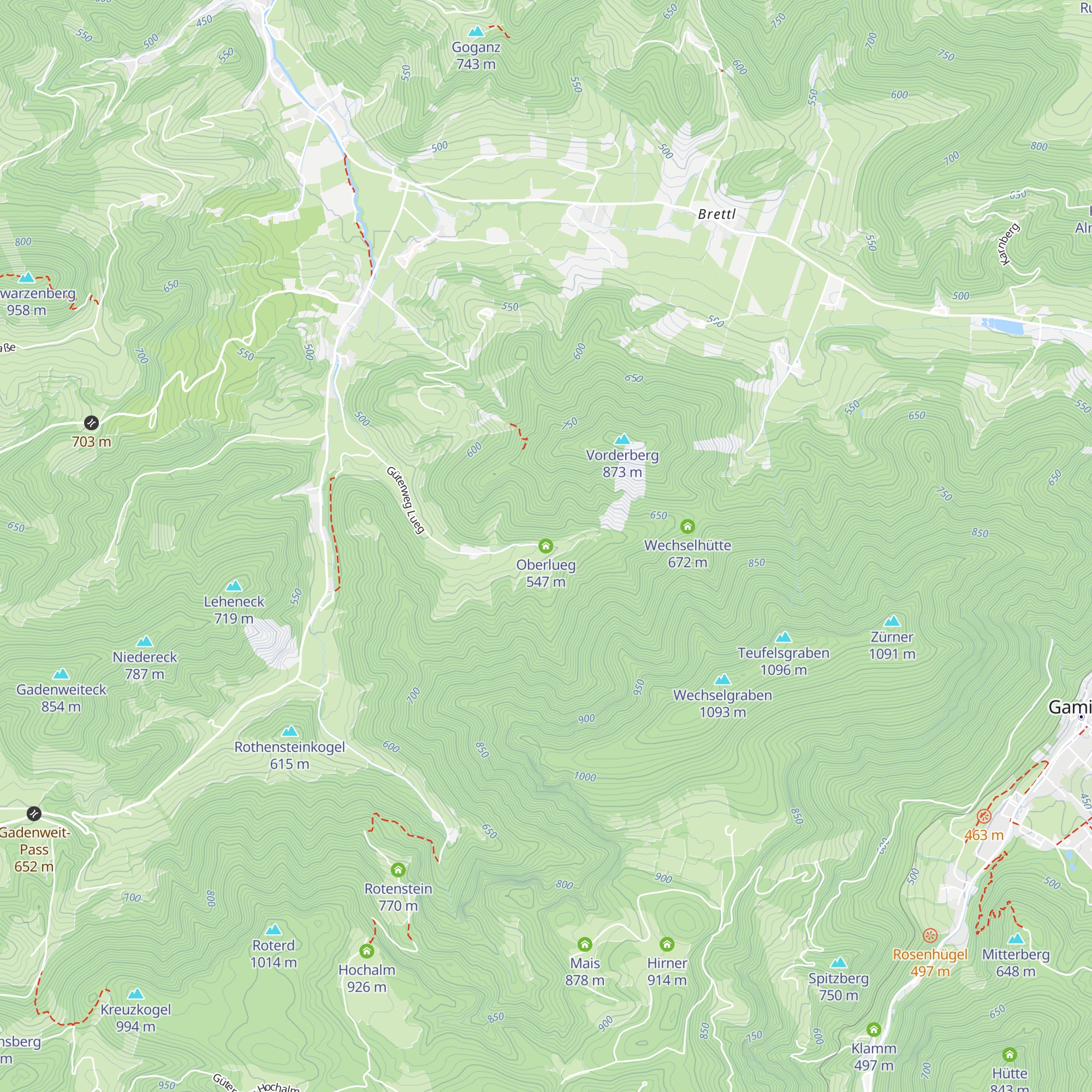 Oberlueg map