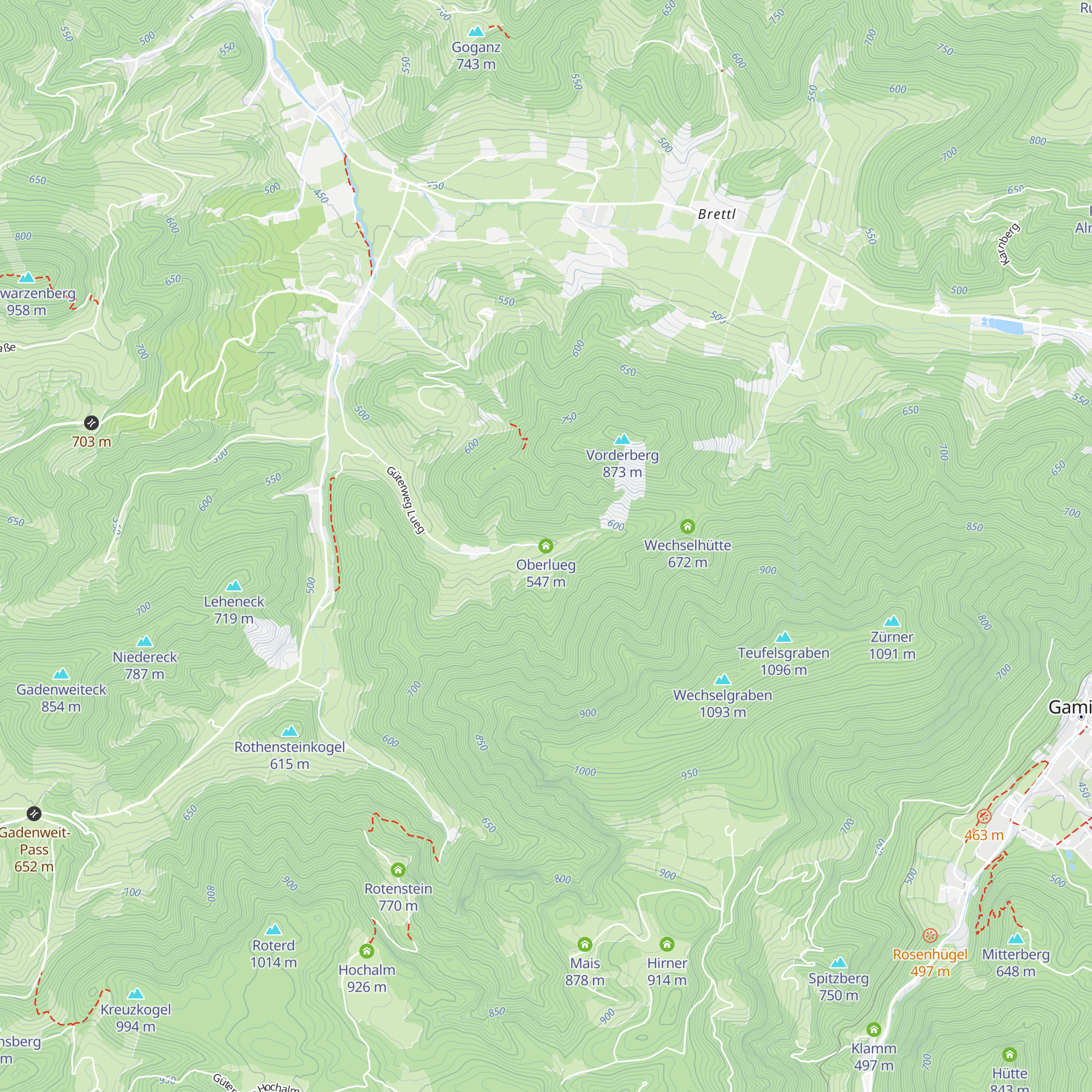 Oberlueg map