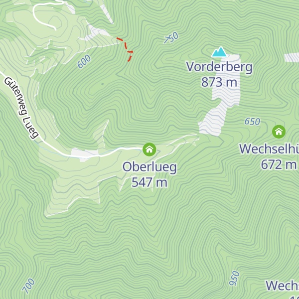 Map of Oberlueg