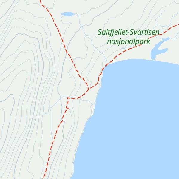 Map of Bjellåvasstua