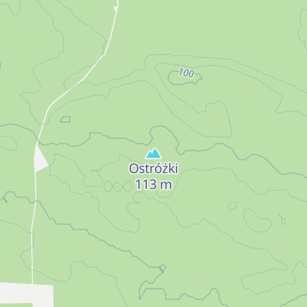 Map of Ostróżki