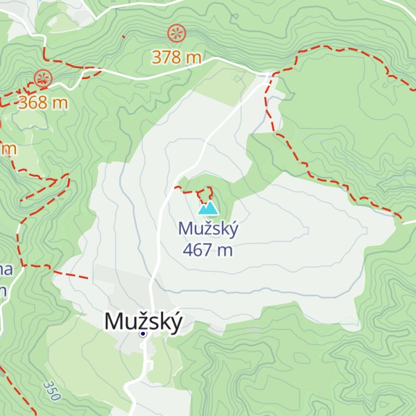 Map of Mužský