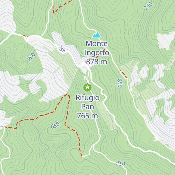 Map of Rifugio Pan