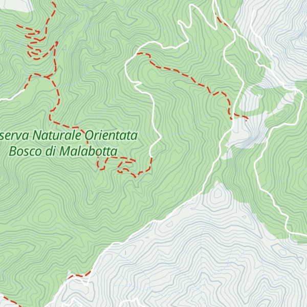 Map of Casermetta Forestale di Malabotta