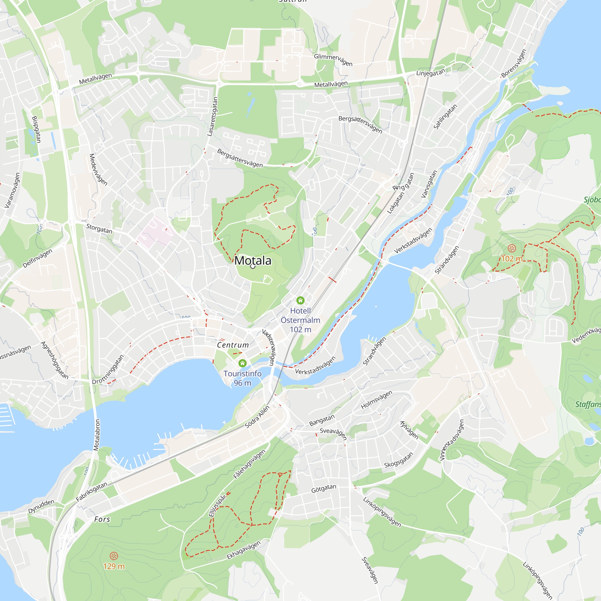 Hotell Östermalm map