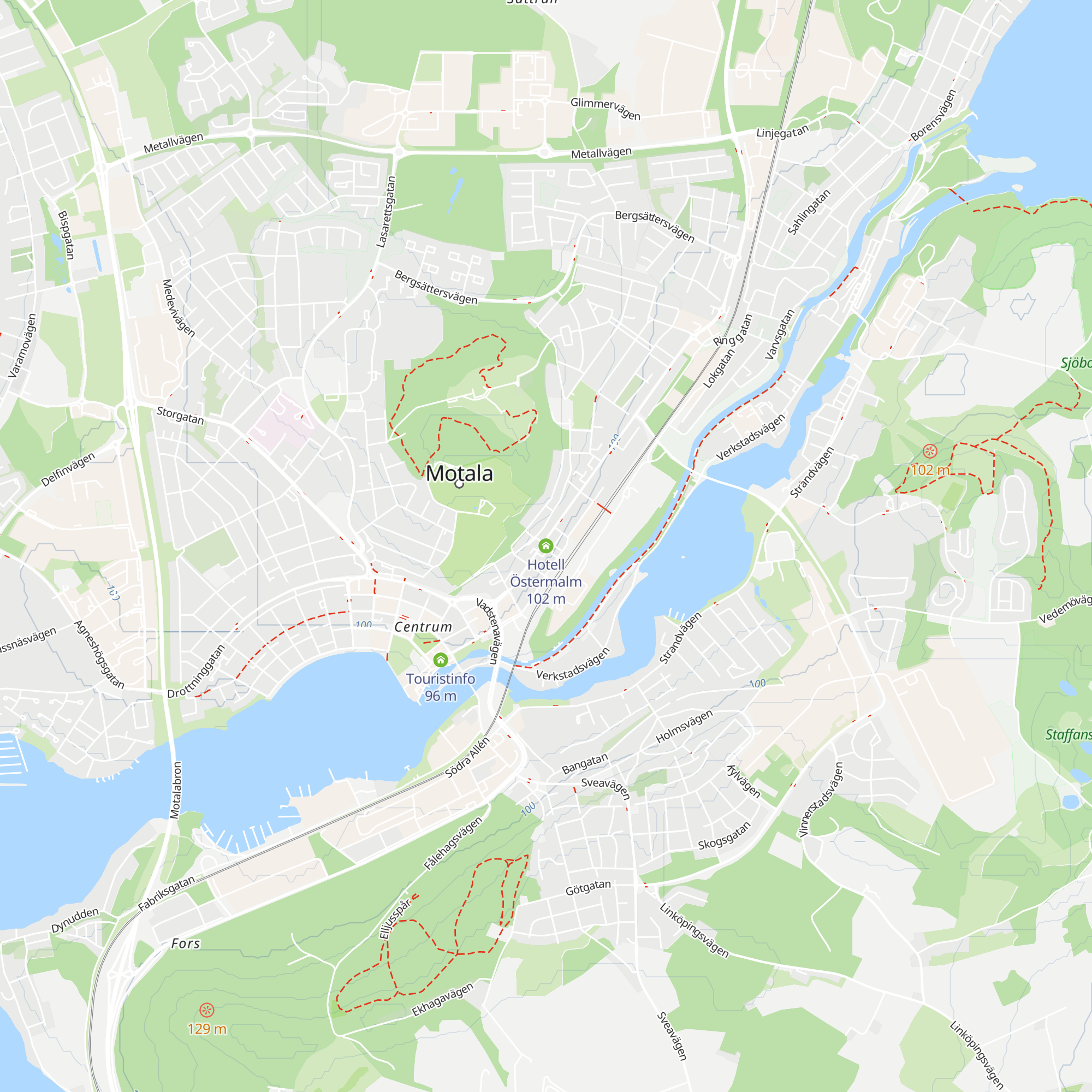 Hotell Östermalm map