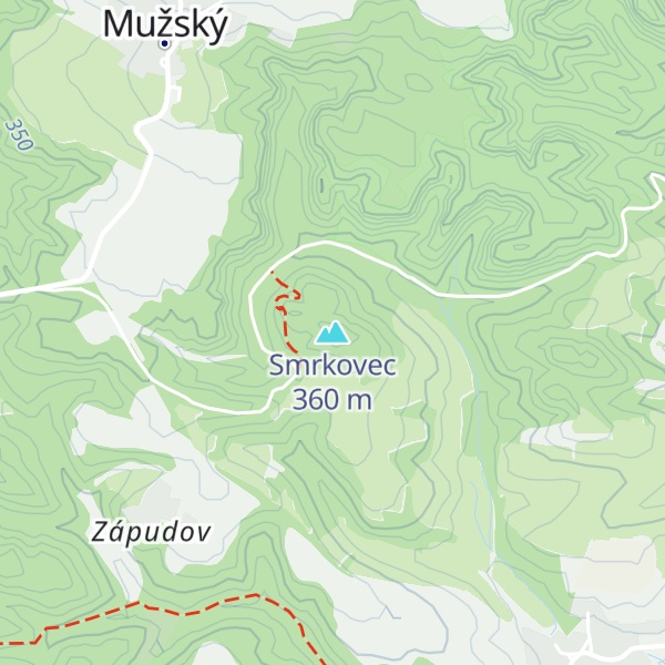 Map of Smrkovec