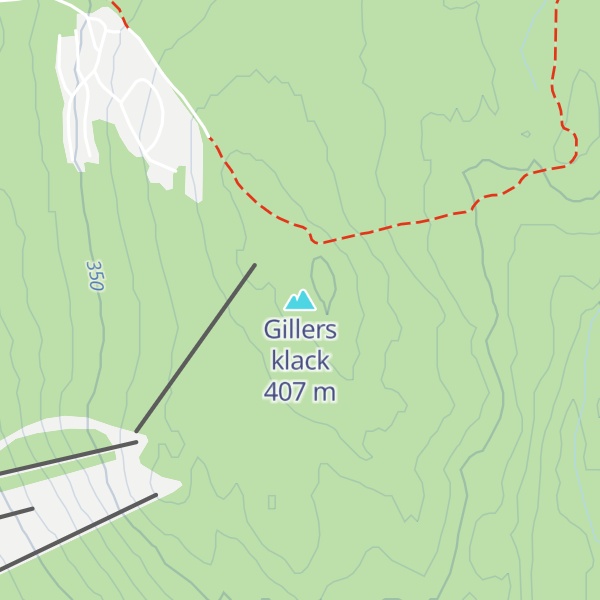 Map of Gillers klack