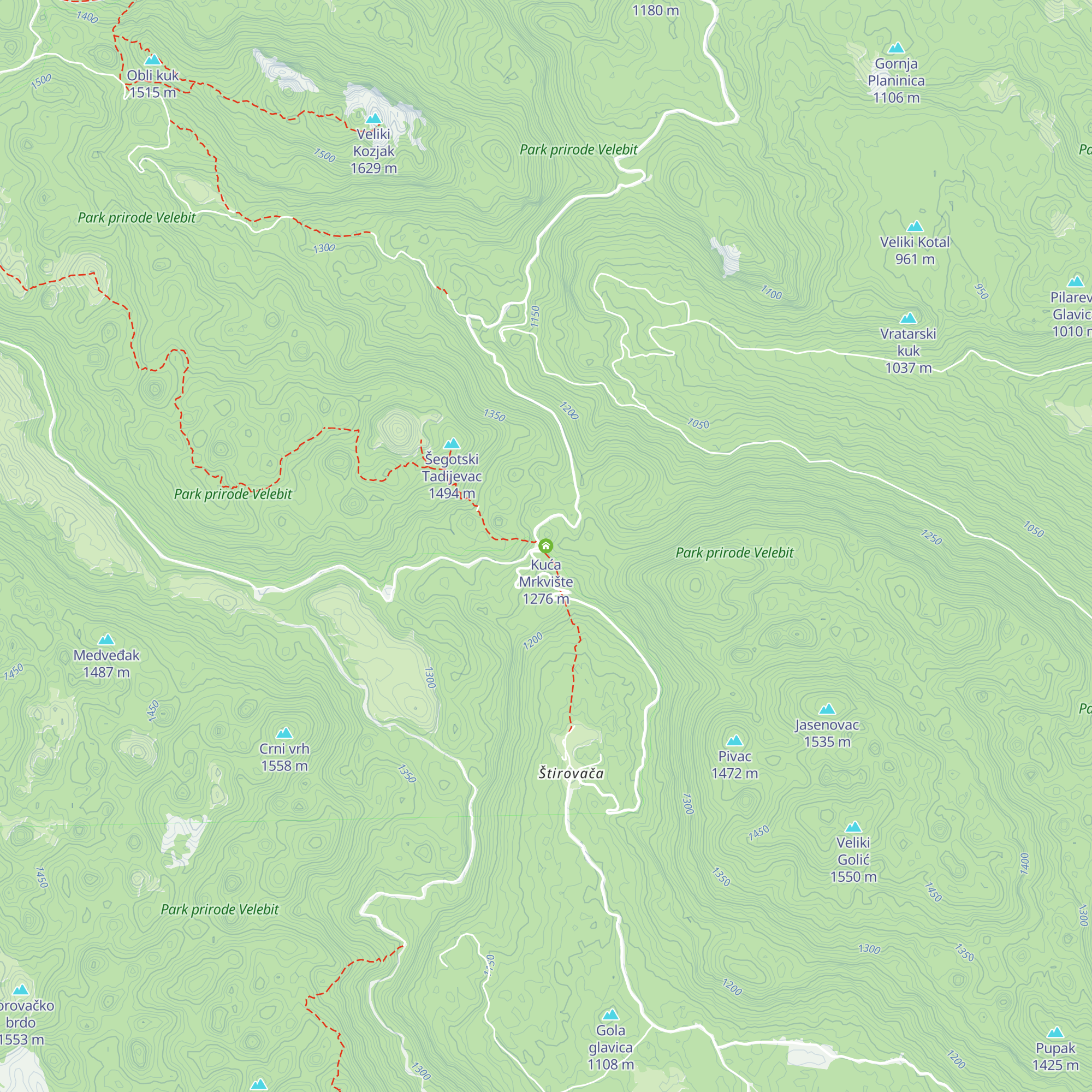 Kuća Mrkvište map