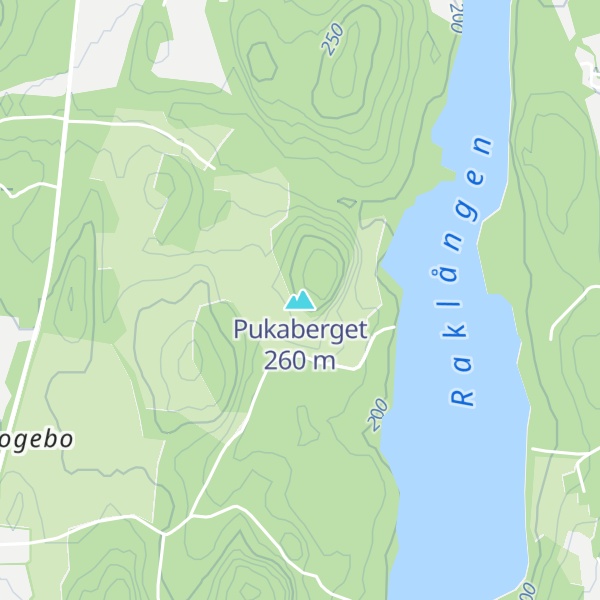 Map of Pukaberget