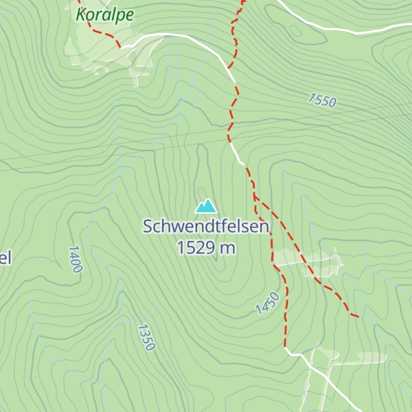 Map of Schwendtfelsen