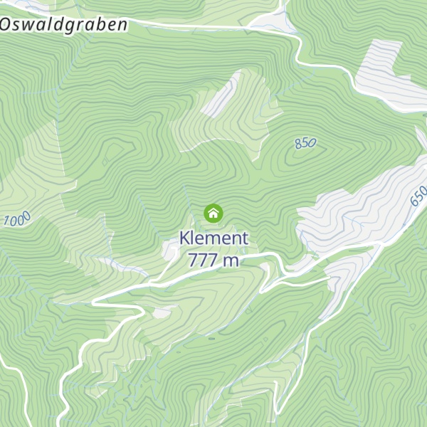 Map of Klement