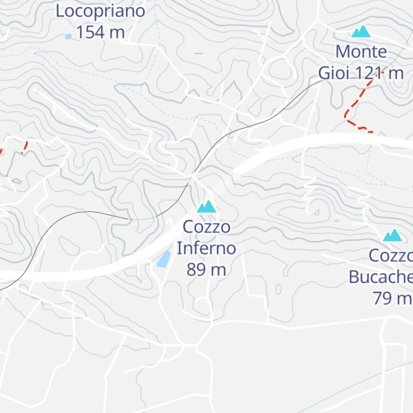 Map of Cozzo Inferno