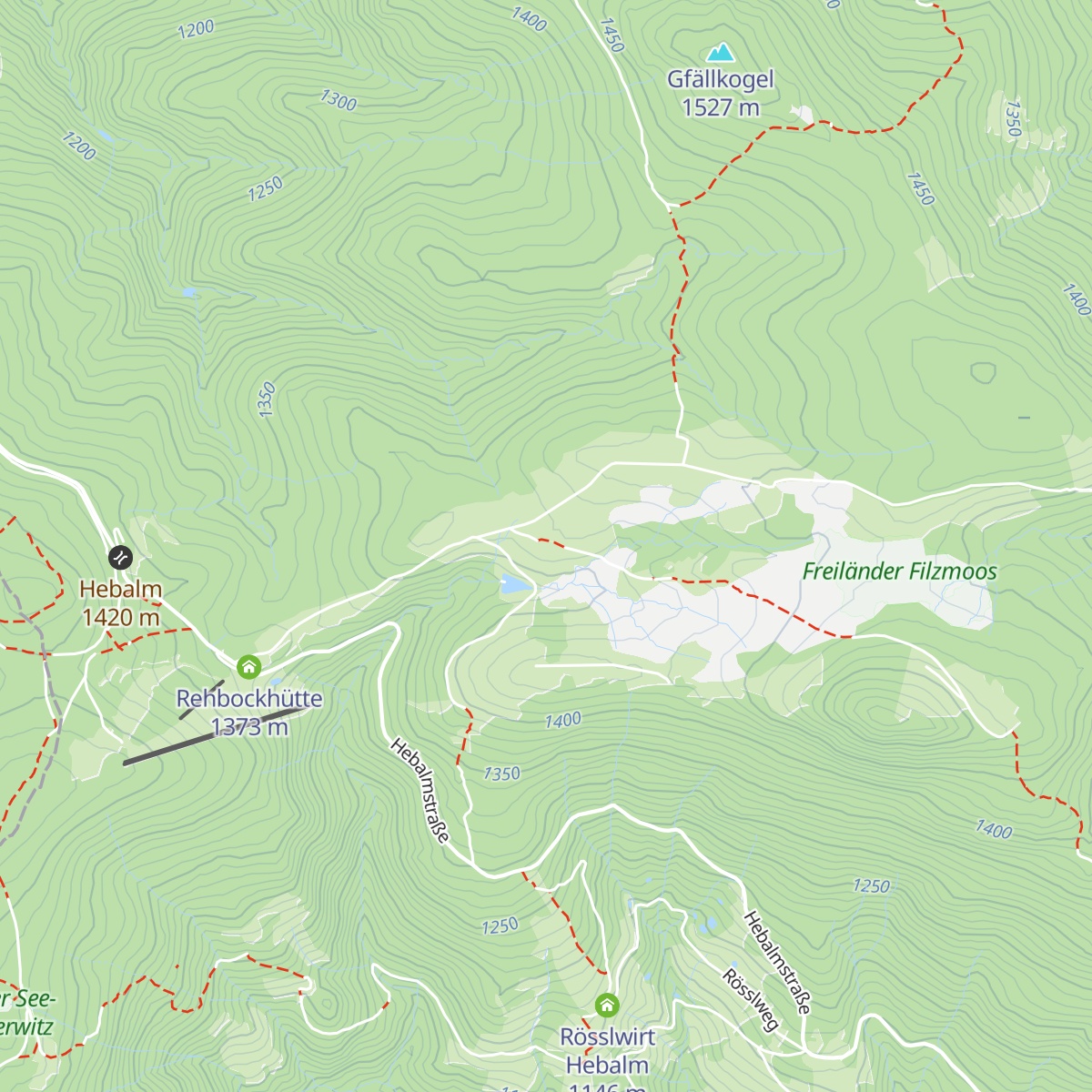 Freiländeralmhütte map