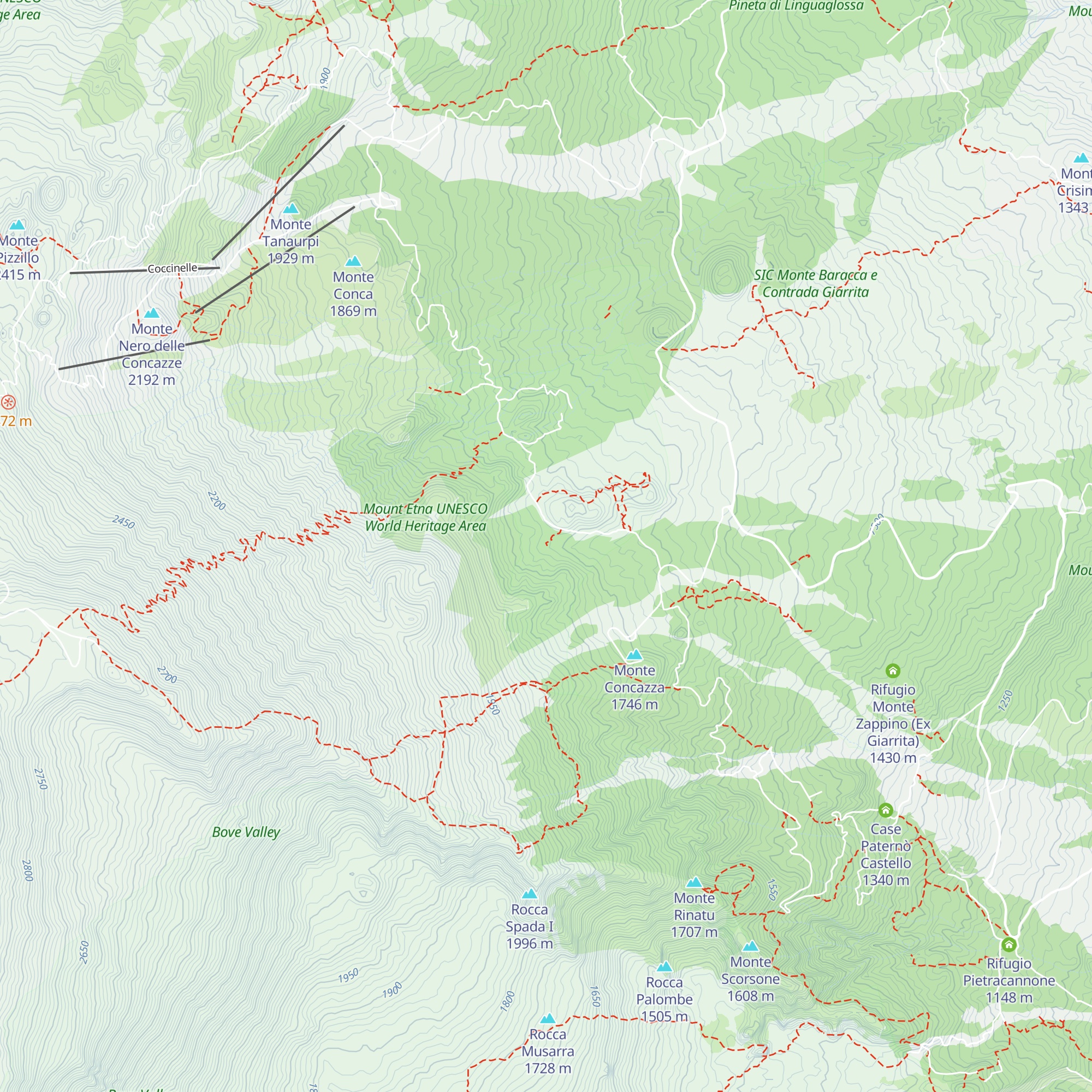 Rifugio forestale SES map