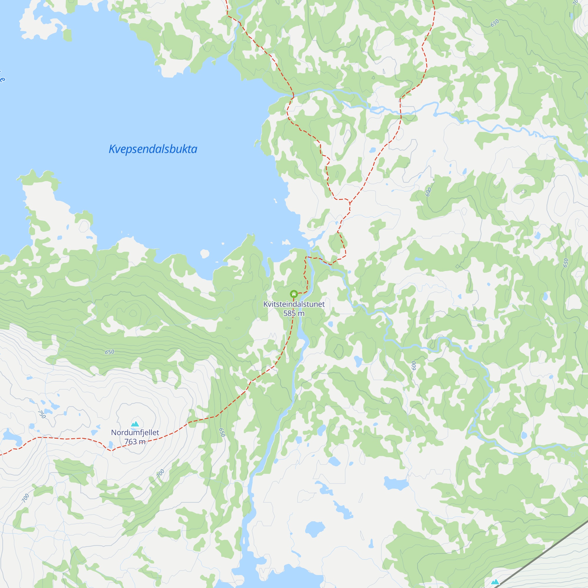 Kvitsteindalstunet map