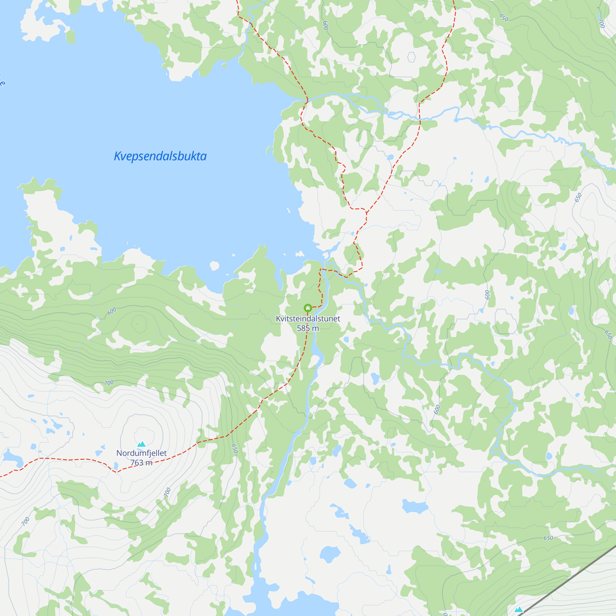 Kvitsteindalstunet map