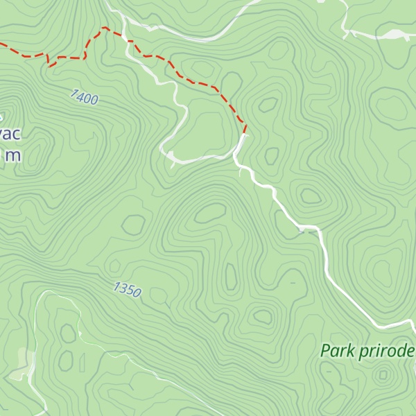 Map of Lomski vrh