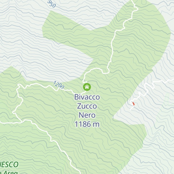 Map of Bivacco Zucco Nero