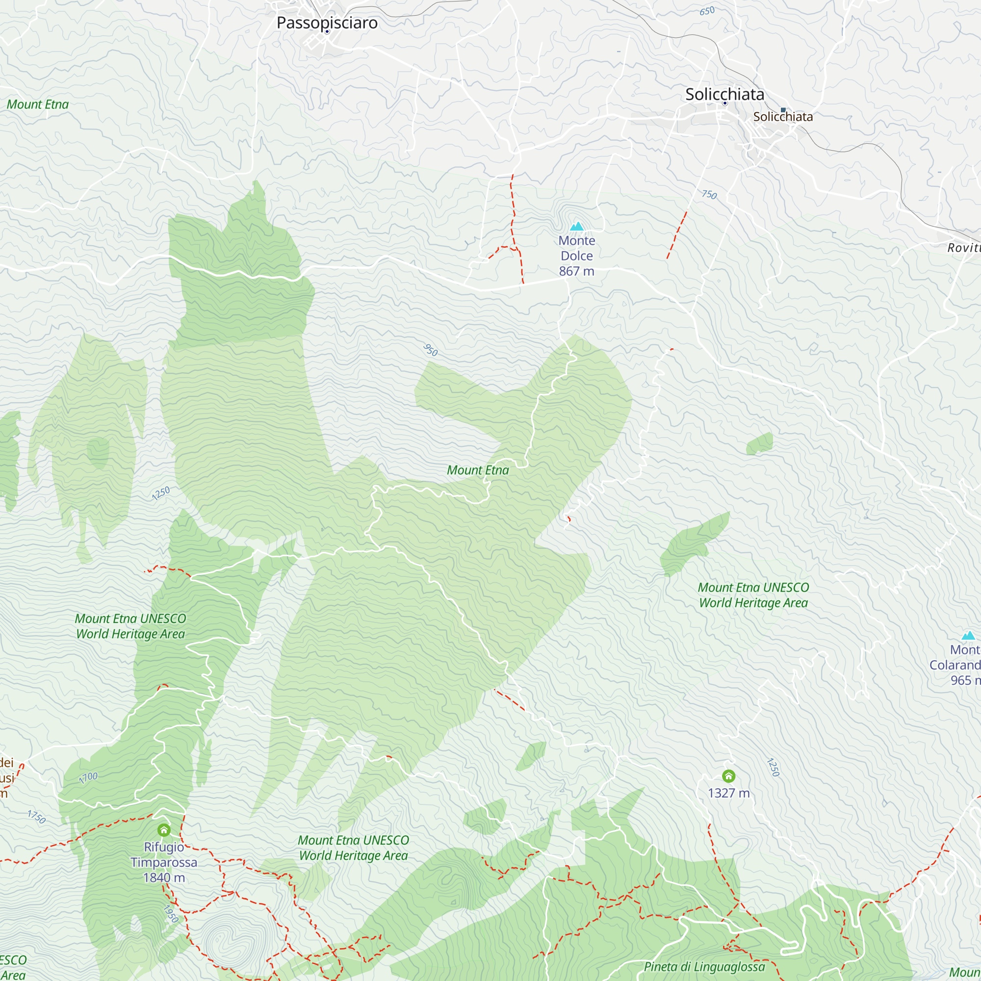 Bivacco Zucco Nero map