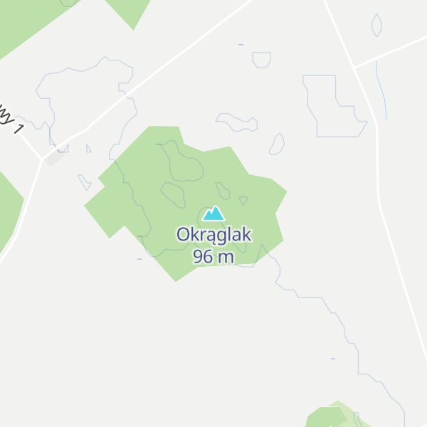 Map of Okrąglak