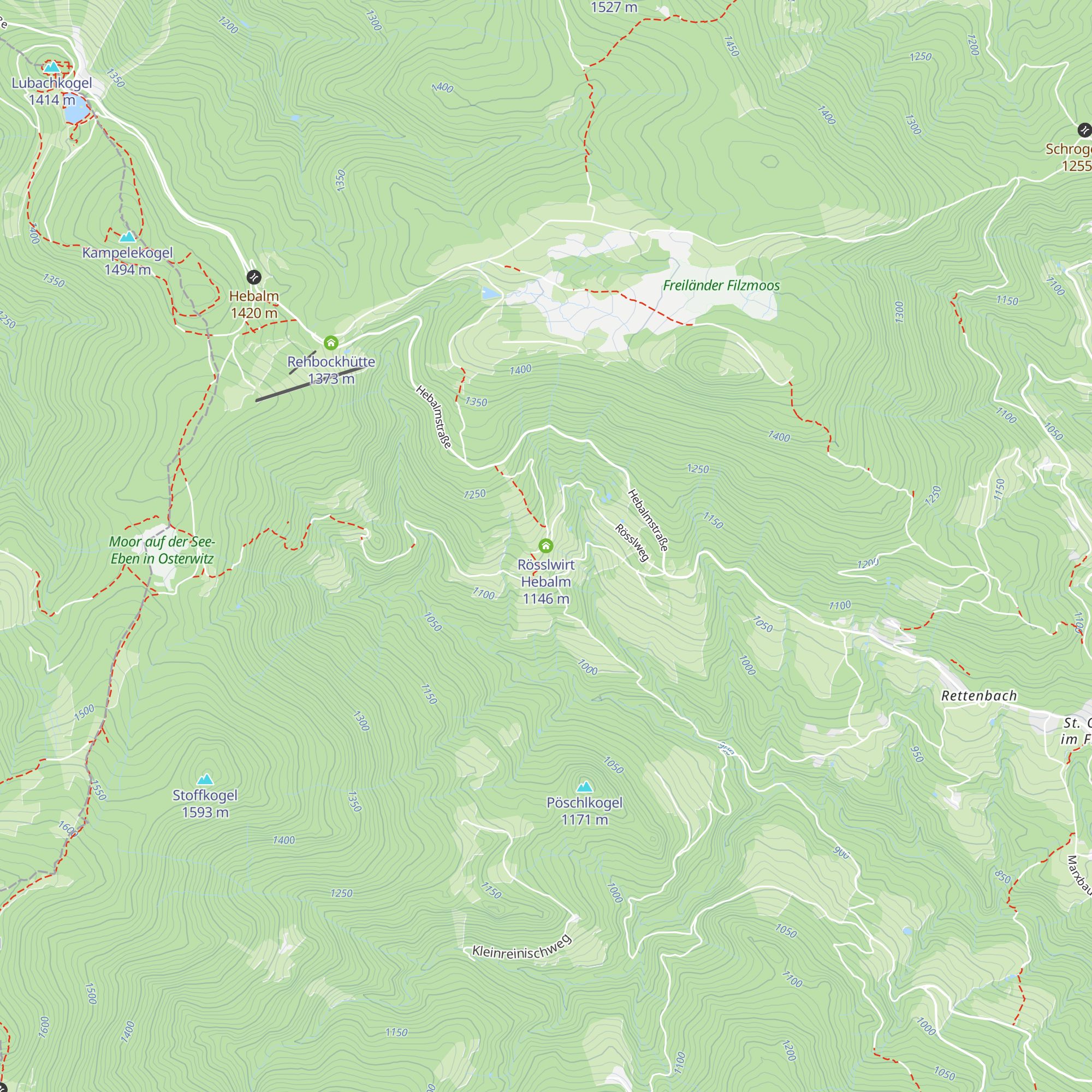 Rösslwirt Hebalm map