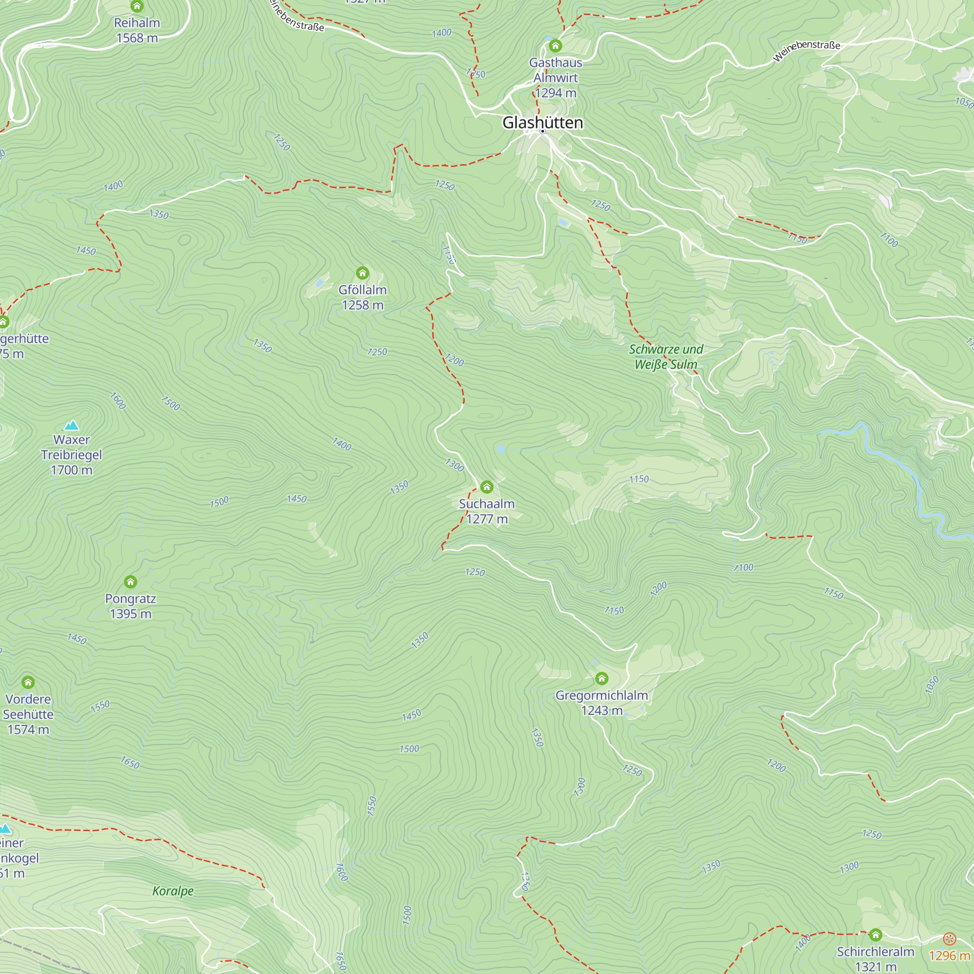 Suchaalm map