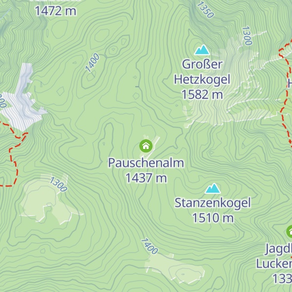 Map of Pauschenalm