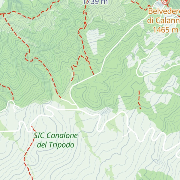 Map of Monte Monaco