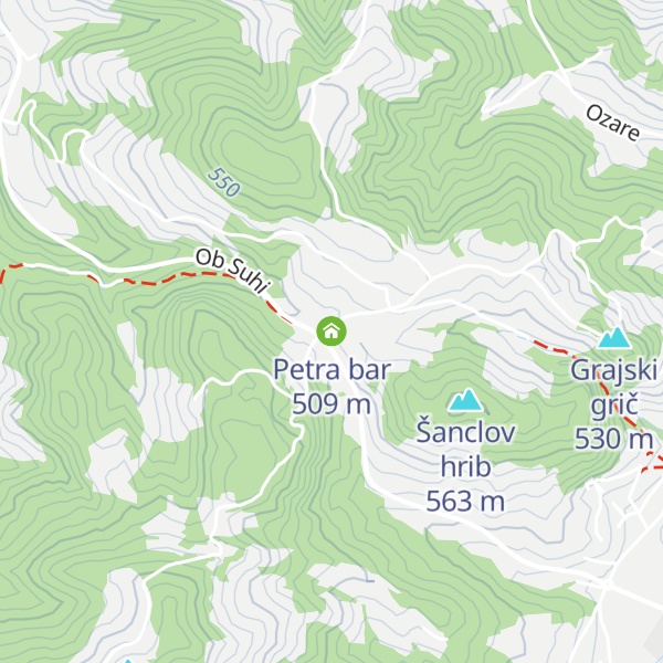 Map of Petra bar