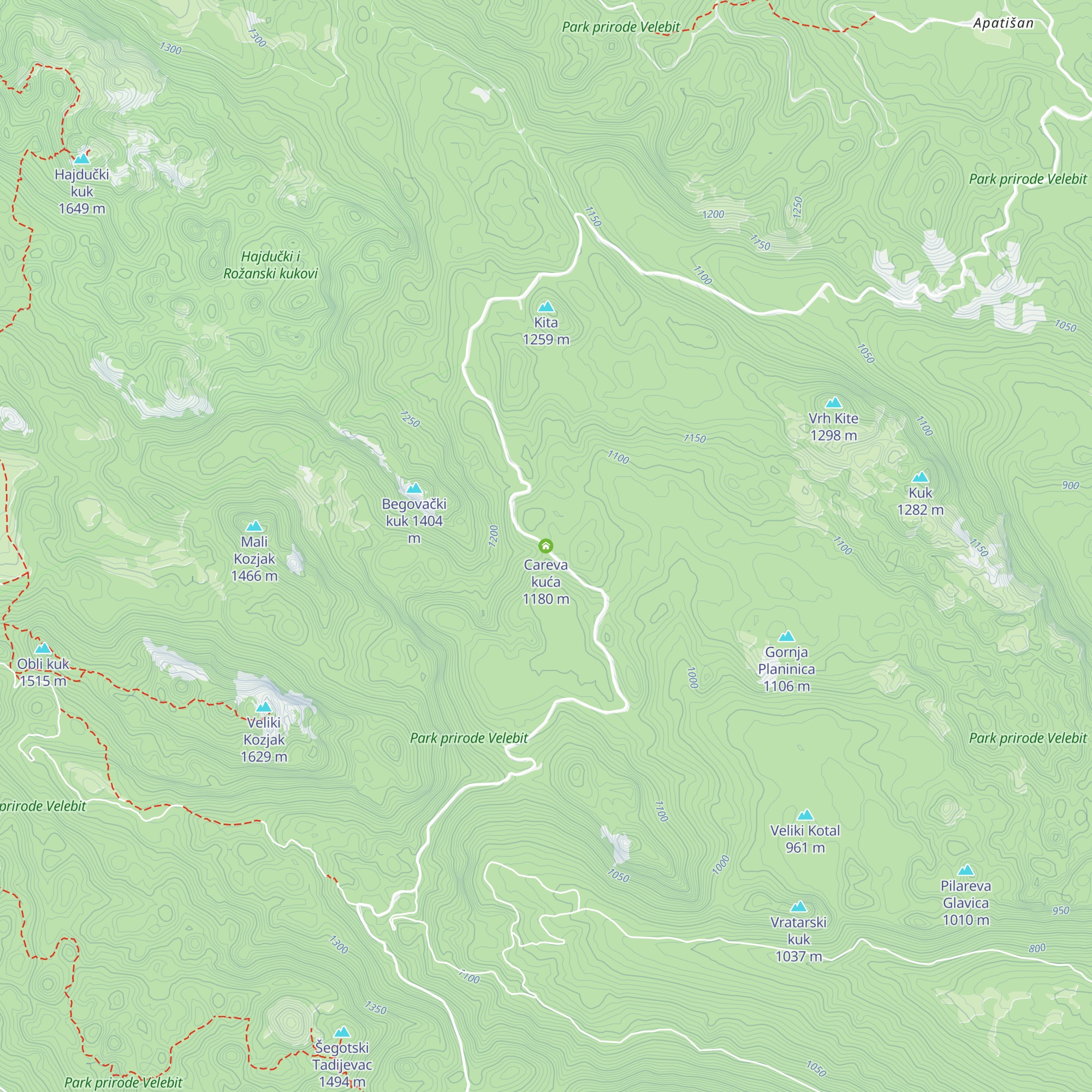 Careva kuća map