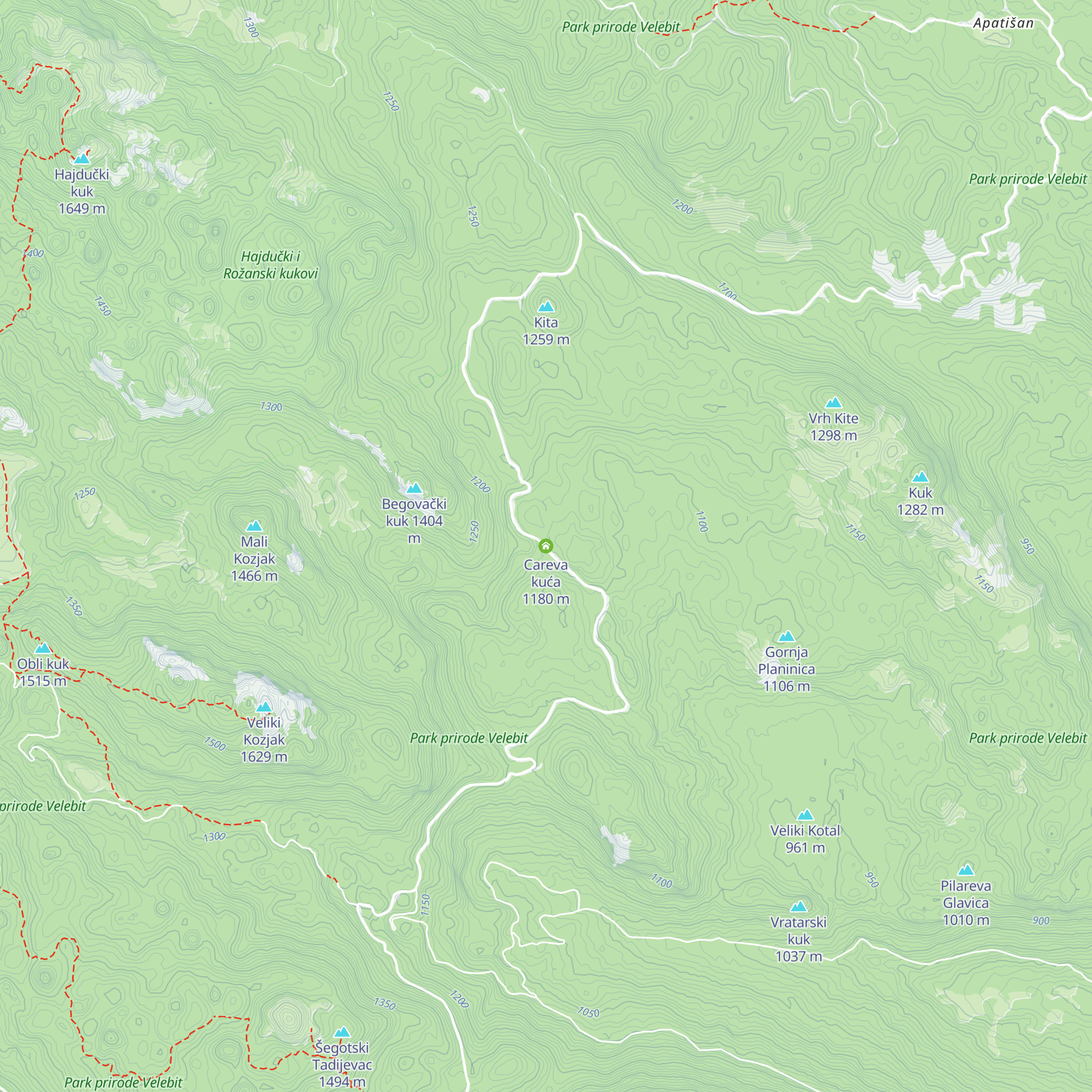 Careva kuća map