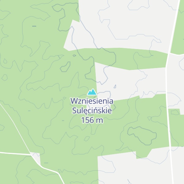 Map of Wzniesienia Sulęcińskie