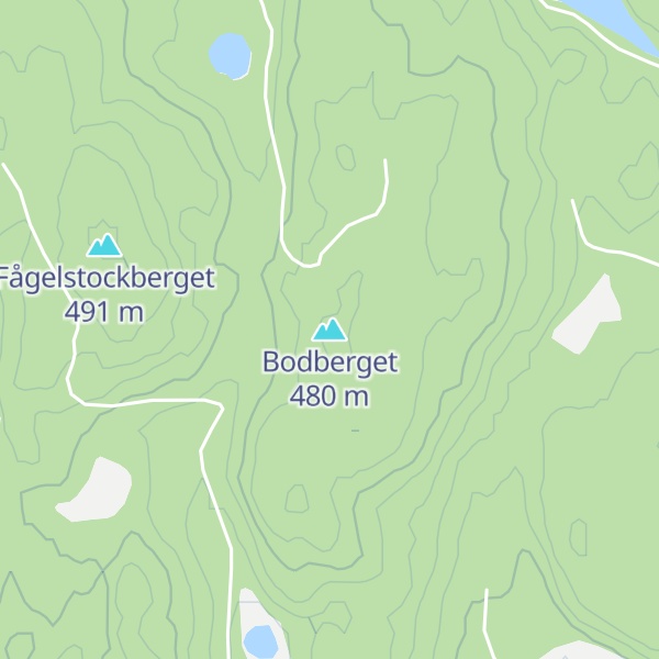 Map of Bodberget