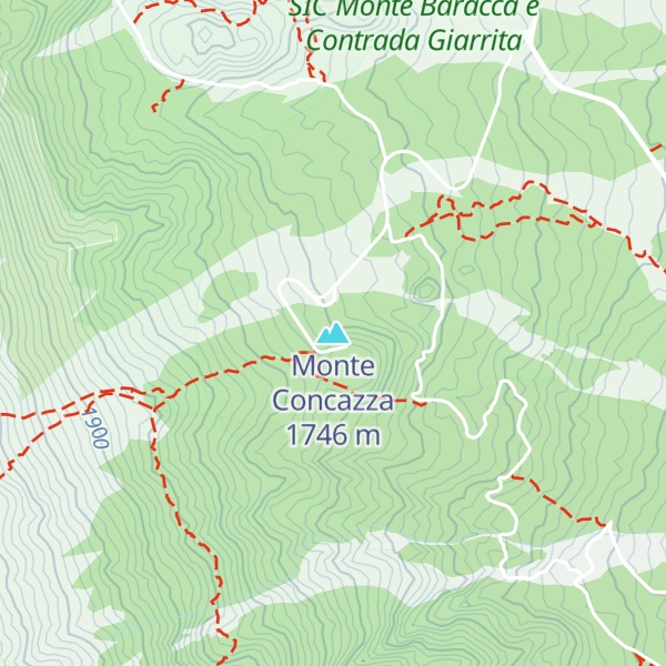 Map of Monte Concazza