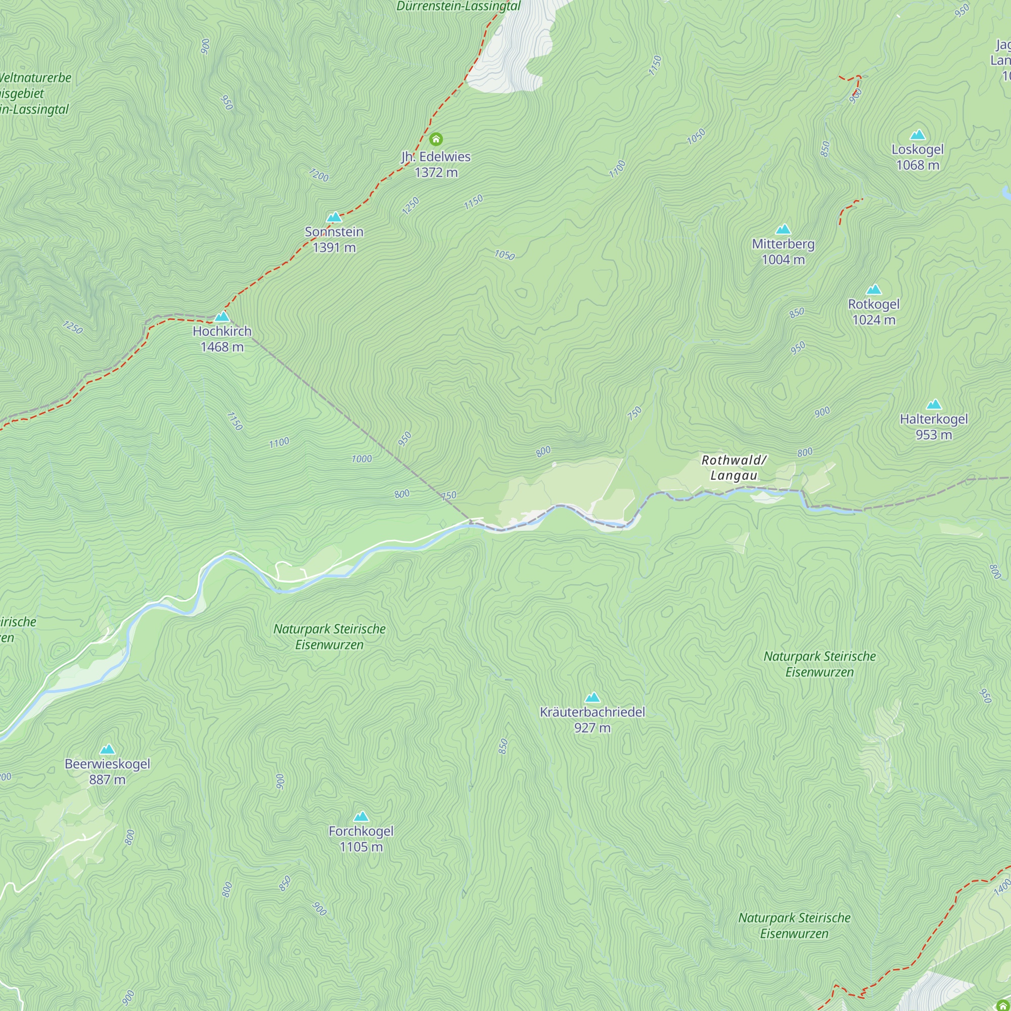 Taleralm map