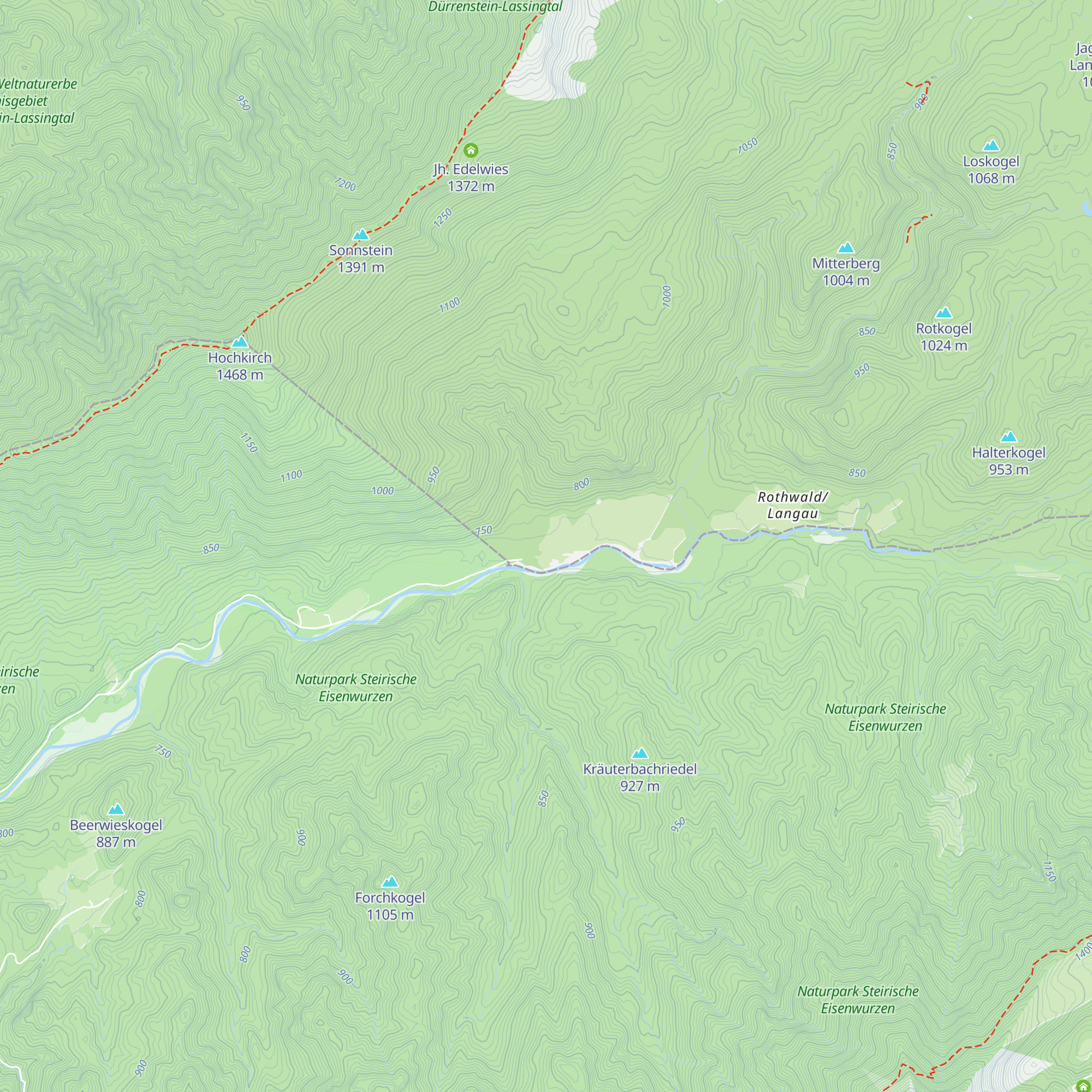 Taleralm map