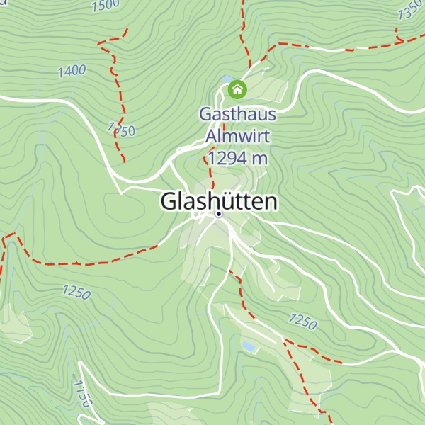 Map of Alpengasthof Glashütten