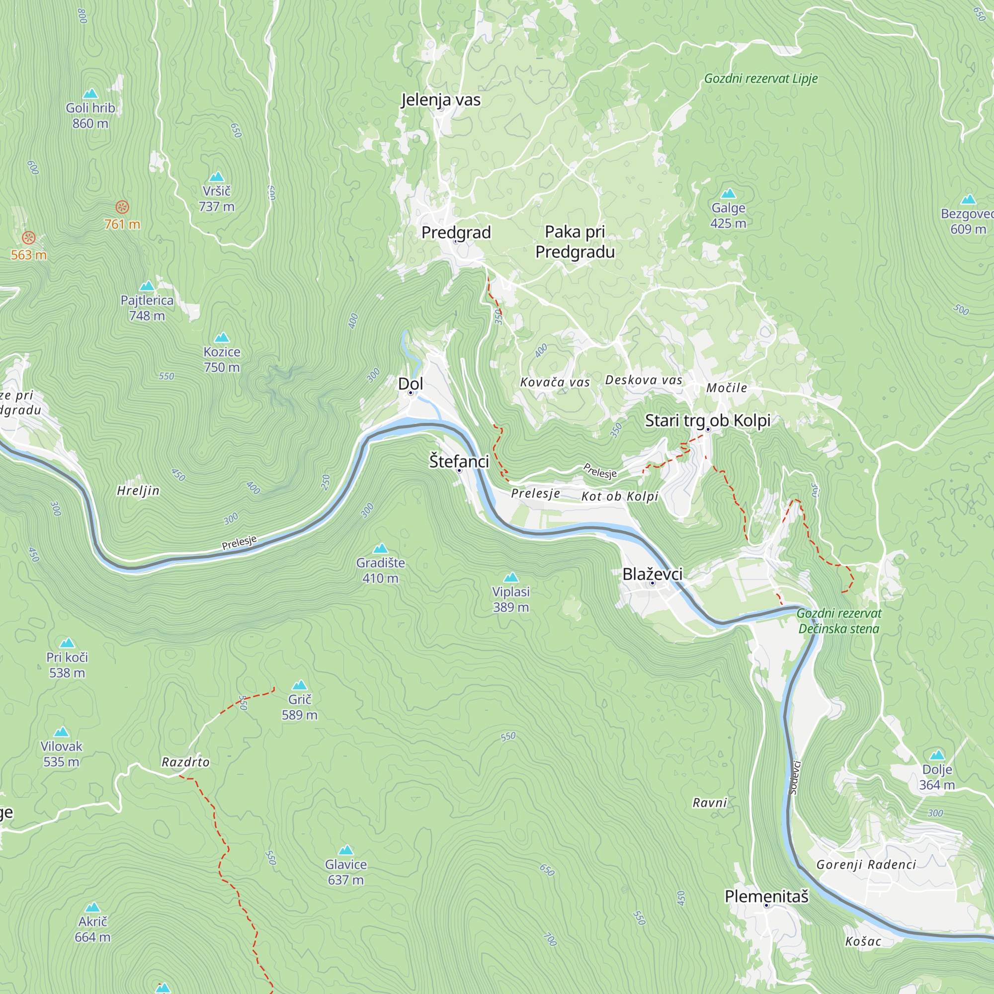 Turizem na kmetiji Madronič map