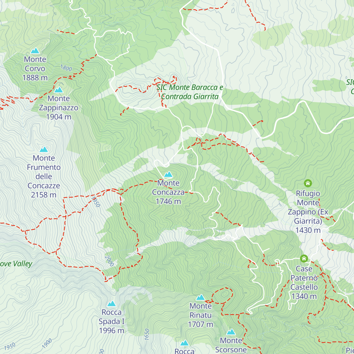 Rifugio Citelli map
