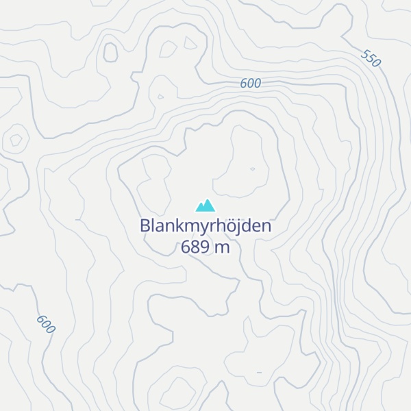 Map of Blankmyrhöjden
