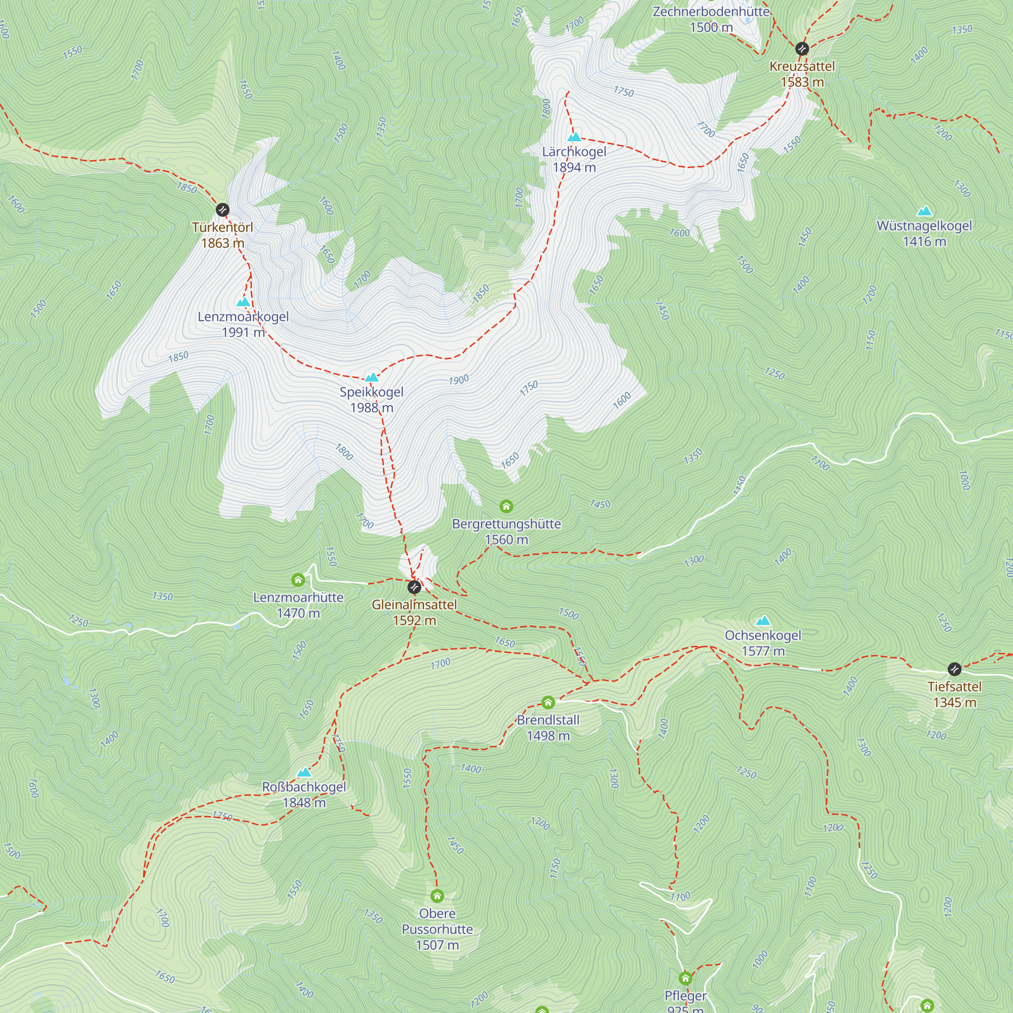 Bergrettungshütte map