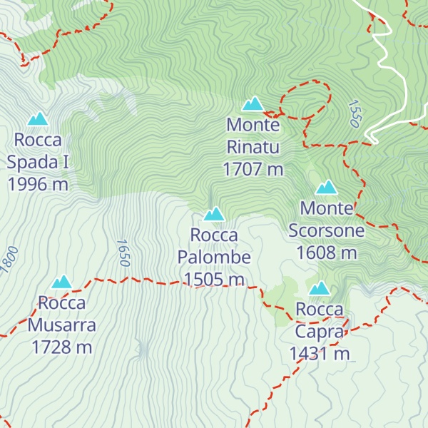 Map of Rocca Palombe
