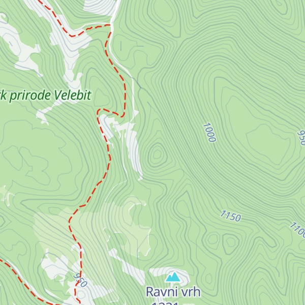 Map of Merliov vrh