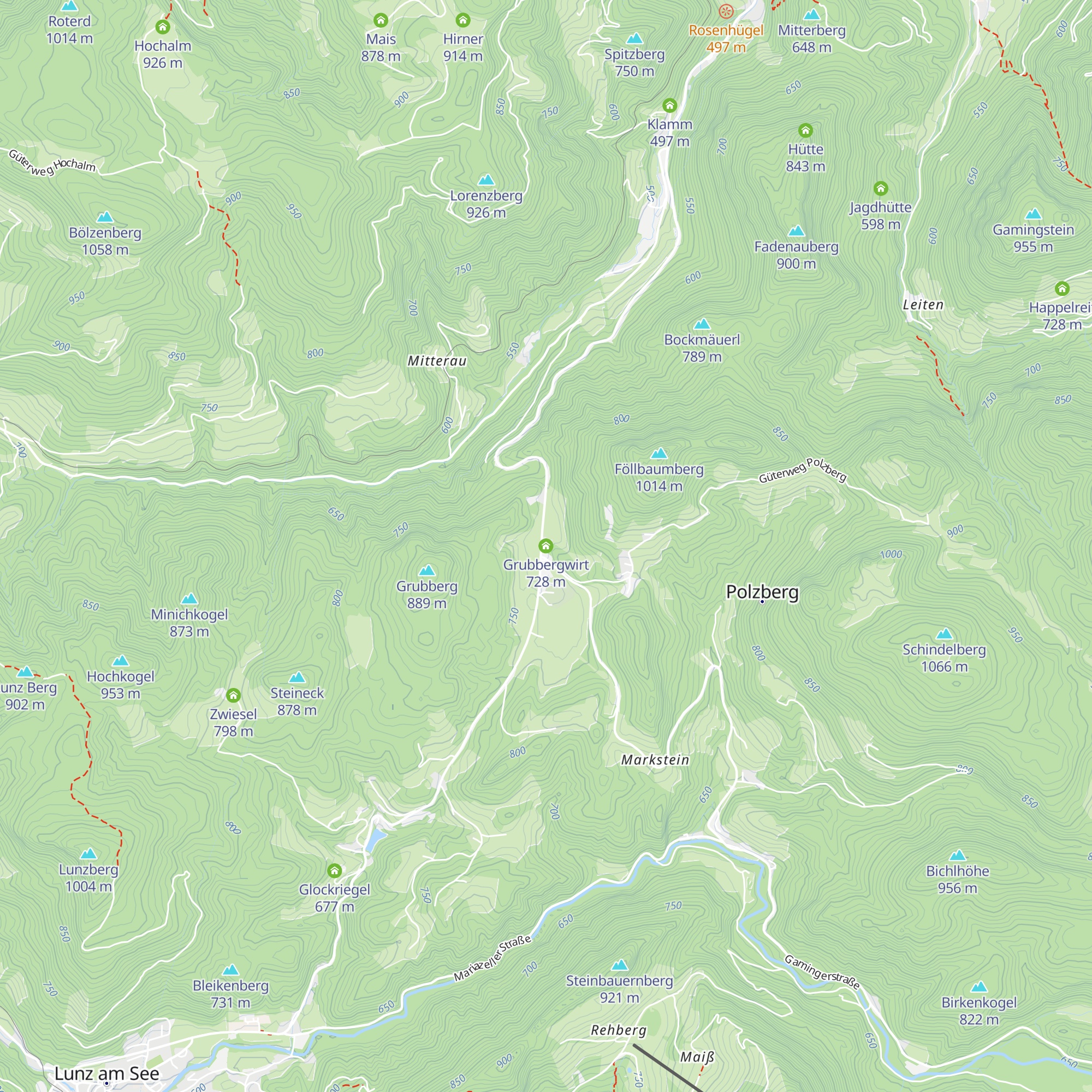 Grubbergwirt map