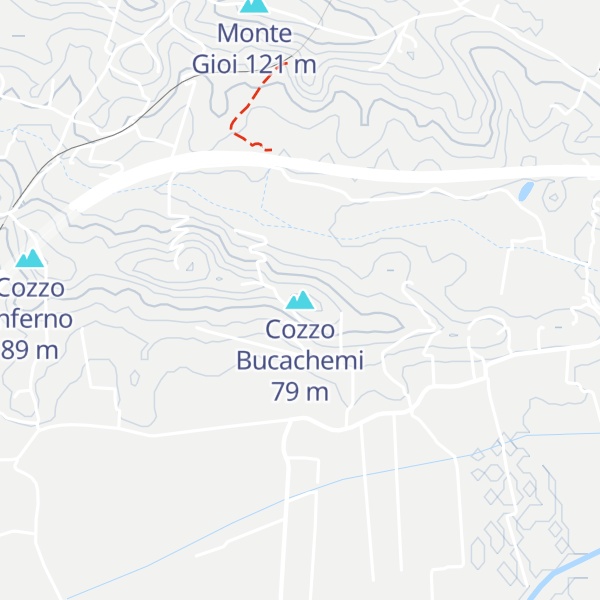 Map of Cozzo Bucachemi