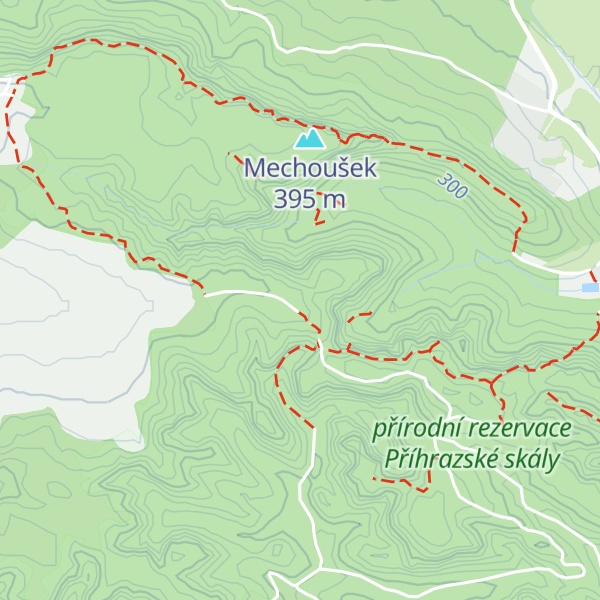 Map of Železné věže
