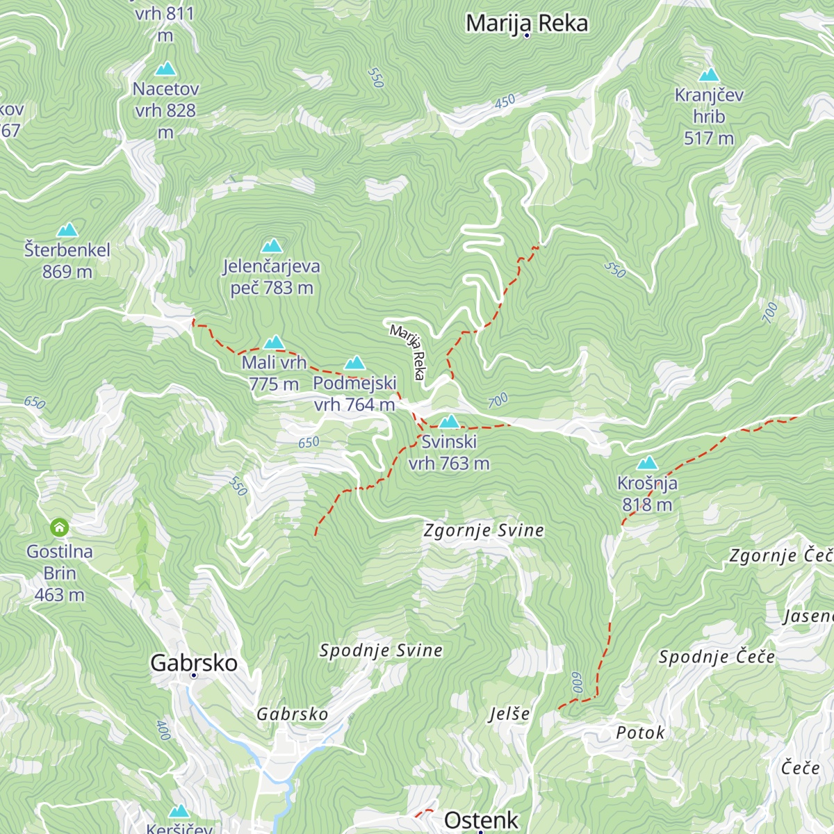 Lovski dom map