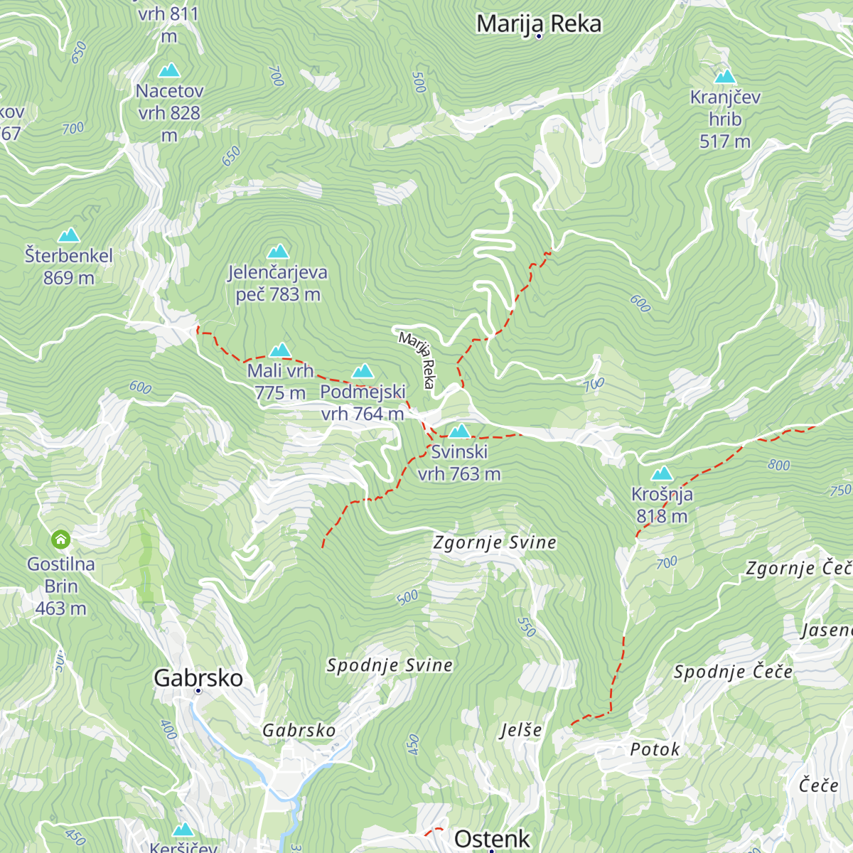 Lovski dom map