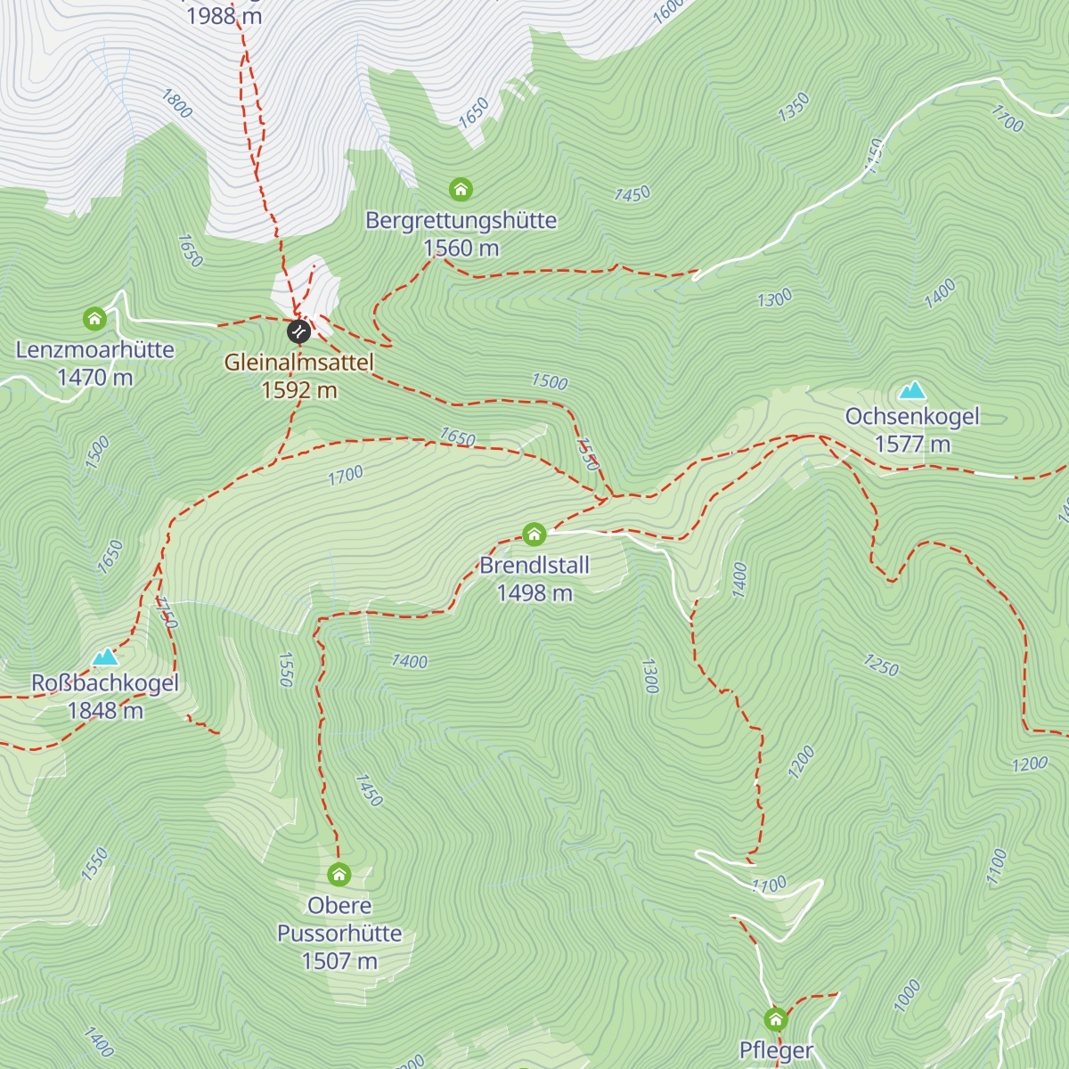 Brendlstall map